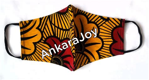 African Print Face Mask-SF(Y) - Ankara Joy - The Joy Of Ankara Fabrics