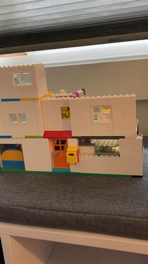 LEGO house MOC - part of city, built by my kid. : r/lego