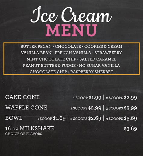 Scoops Menu | Scoops Restaurant Menu Grove, OK | Grand Lake Casino