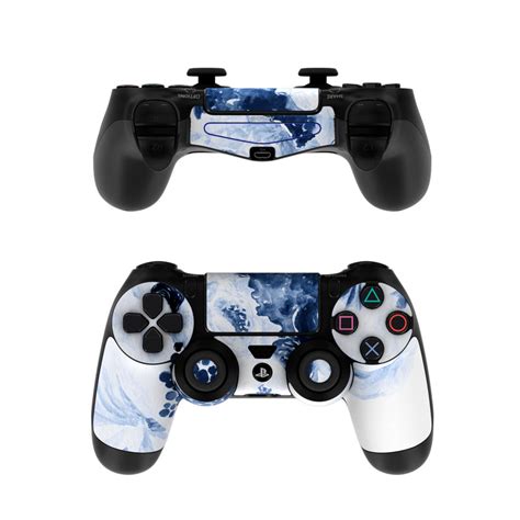 Sony PS4 Controller Skin - Blue Blooms by Stephanie Corfee Artworks ...