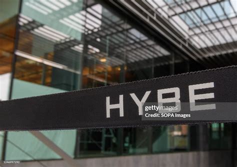 The Hybe headquarters building in Seoul. Hybe, the Korean... News Photo - Getty Images