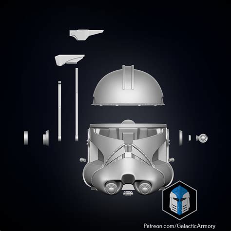 Realistic Captain Rex Helmet - 3D Print Files – Galactic Armory