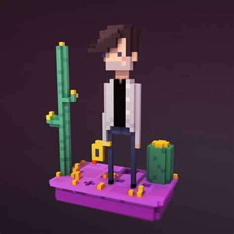 Milo Voxel Art | Voxel art, 3d pixel art, Pixel art games