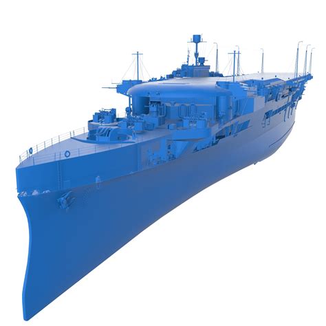 STL file HMS furious aircraft carrier ️ (OBJ)・3D printer design to ...