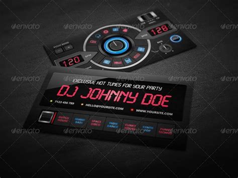 18+ DJ Business Cards – Free PSD, EPS, AI, InDesign, Word, PDF Format Download! | Free & Premium ...