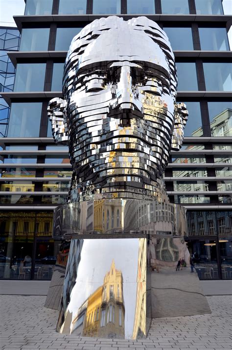 A Rotating 42-Layer Sculpture of Franz Kafka's Head by David Cerny ...