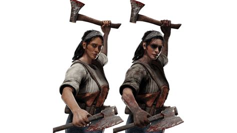 Huntress Face re-skin render : deadbydaylight