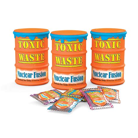 Buy TOXIC WASTENuclear Fusion - Dual Flavored, Hazardously Sour Candies ...