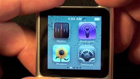 Apple iPod nano 2010 (6th Generation): Unboxing and Demo - YouTube