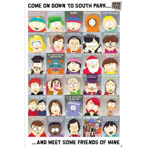 South Park - Quotes POSTER 61x91cm NEW Cartman Kenny Kyle Stan Towelie ...