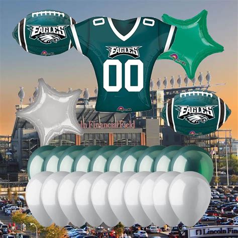 Philadephia Eagles Balloon Set | Philadelphia eagles, Philadelphia eagles helmet, Eagles jersey