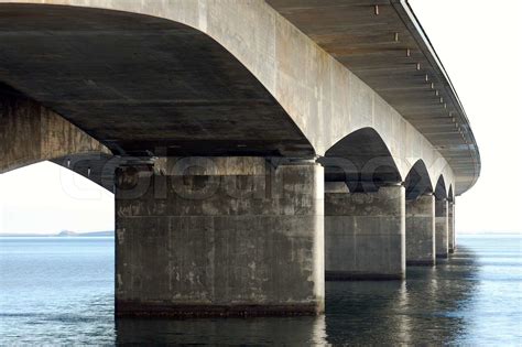 Great Belt Bridge, Denmark's largest bridge | Stock image | Colourbox