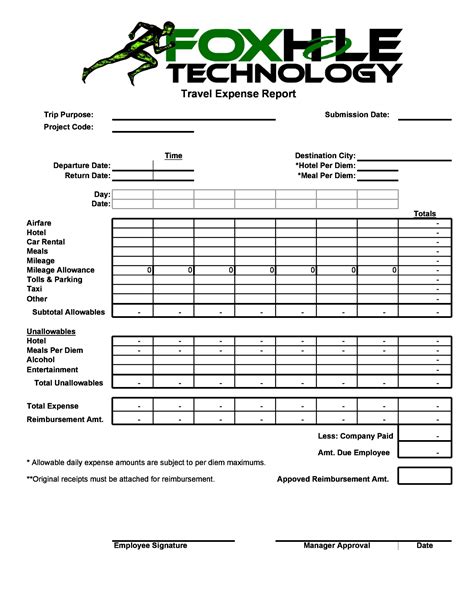 40+ Expense Report Templates to Help you Save Money ᐅ TemplateLab