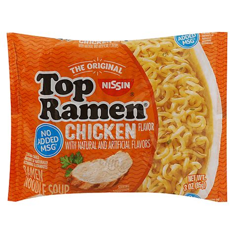 Nissin Top Ramen Oodles Of Noodles Chicken Flavor Ramen Noodle Soup ...