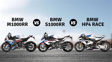 BMW M1000RR VS BMW S1000RR VS BMWHP4 RACE SPECS COMPARISON - YouTube