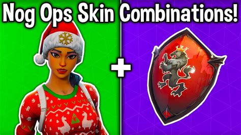 10 BEST 'NOG OPS' SKIN COMBINATIONS in Fortnite! (New Christmas Skin ...