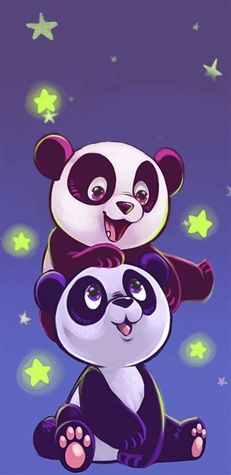 Purple Panda Wallpapers - Wallpaper Cave