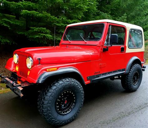 1983 Jeep CJ7 Restored Guards Red 6 cyl, AT - Classic Jeep CJ 1983 for sale