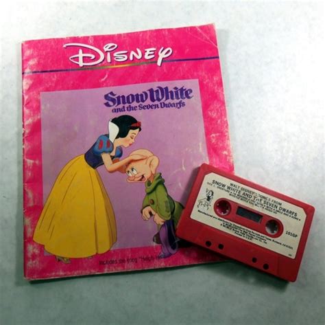 Items similar to Disney Snow White Read-Along Book And Cassette Tape ...