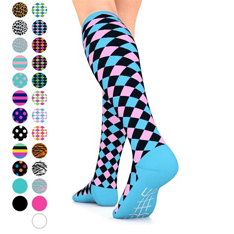 Go2Socks - Go2 Fashion Compression Socks for Men & Women 15-20 mmHg ...