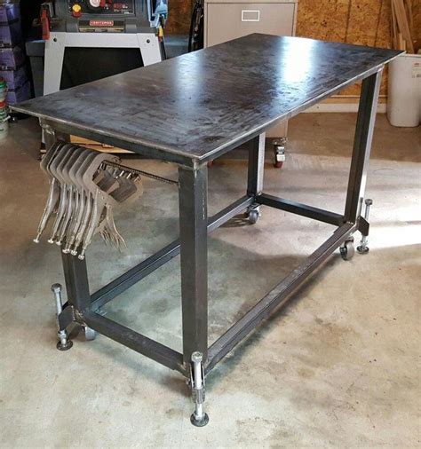 small welding table ideas #Weldingtable in 2020 | Welding bench, Welding cart, Welding table