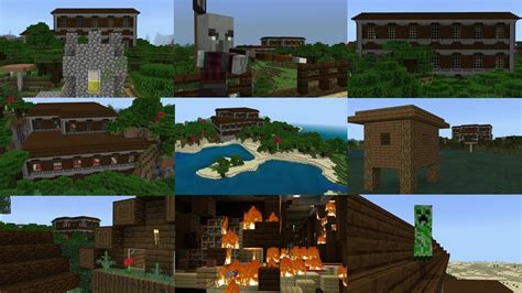 TOP 10 MANSION SEEDS for MINECRAFT BEDROCK EDITION! (Pocket Edition ...