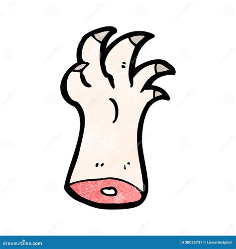 Cartoon monster hand stock vector. Illustration of clip - 38085731