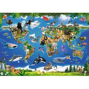 Floor Puzzle - World Map