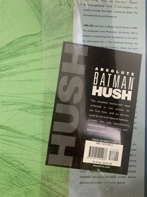 Absolute Batman Hush Hardbound Comics, Hobbies & Toys, Books ...