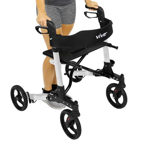 NEW Rollator Folding Walker With Seat And Wheels Lightweight For Seniors Elderly | eBay