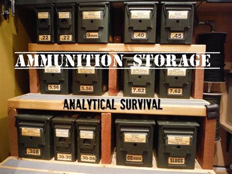 Ammunition Storage | Ammo storage, Ammunition, Survival