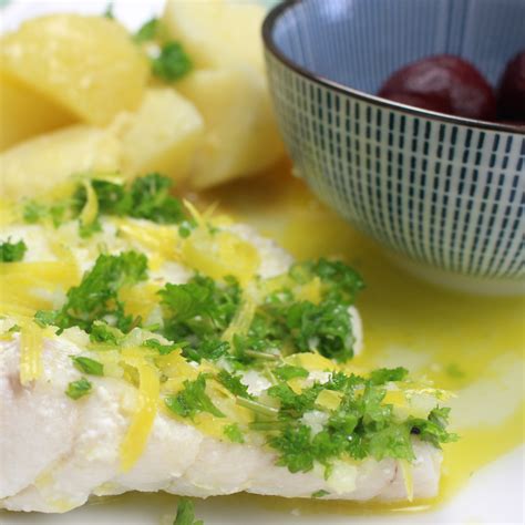 Poached Cod with Lemon Vinaigrette - Merluzz bil-Lumi | Maltese Cuisine