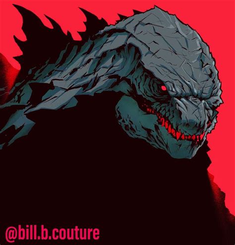 Bill Biron Couture on Instagram: “Legendary Godzilla portrait. I do this angle a lot, playing up ...