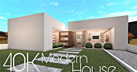 Modern Bloxburg House 1 Story No Gamepass - bmp-ever