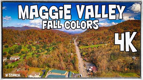 Maggie Valley NC 4K / Fall Colors (DJI Mavic Air 2 Drone Footage) at the start of the Great ...