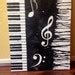 Piano Melted crayon art by CrayonGogh on Etsy