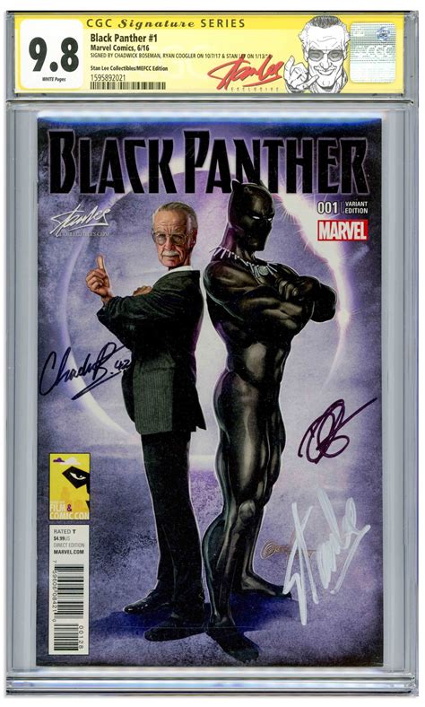 Rare ”Black Panther” Comic #1 Signed by Chadwick Boseman to be Auctioned – First Comics News