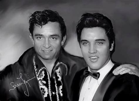 Elvis Presley And Johnny Cash - elvis presley fan Art (43833164) - fanpop