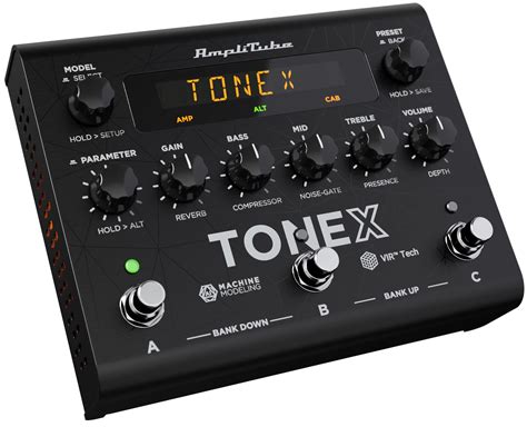 Buy IK Multimedia TONEX Pedal AI machine learning multi effects pedal: Tone Model any electric ...