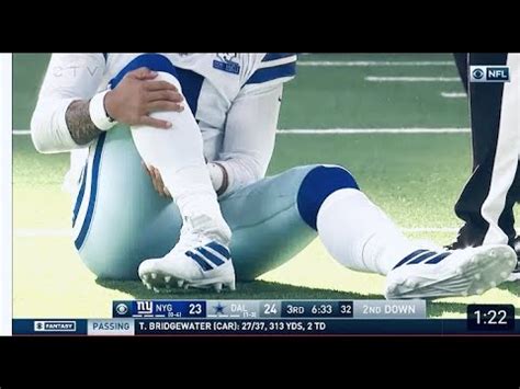 Dak Prescott Broken Ankle REACTION | Leg Injury | What Happened To Dak Prescott | Cowboys vs ...