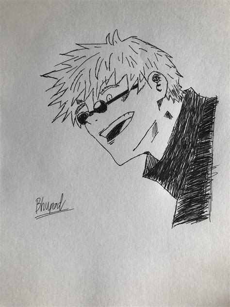 A drawing of my favourite anime character : r/drawing