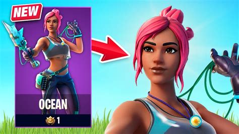 New OCEAN SKIN Gameplay! - Ocean Rising Set (Fortnite Battle Royale) - YouTube