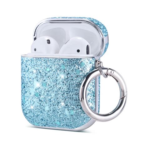 AirPods Case, ULAK Luxury Glitter Leather with Mirror Surface Plating ...