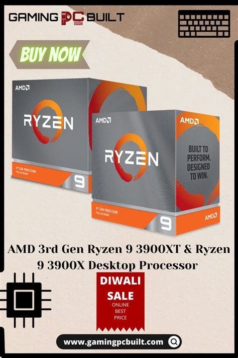 AMD 3rd Gen Ryzen 9 3900XT & Ryzen 9 3900X Desktop Processor Gaming Pc ...