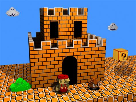 Mario Bros 3D Pixelart by mdk7 on DeviantArt