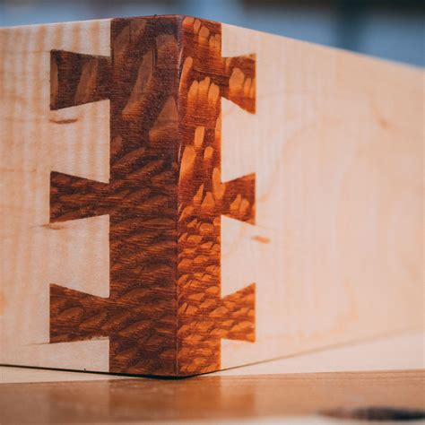 This week's Joint of the Week is the Mitered Dovetail Corner ...