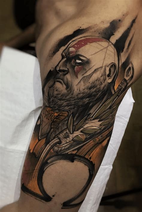 KRATOS TATTOOS: Meanings, Tattoo Ideas & Tattoo Designs - TATTOOGOTO