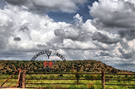 Youngblood Ranch Lamesa Dawson County Texas Mesa Western Clouds Gate Llano Estacado Cattle ...