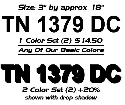 Custom Boat Registration & Numbers - Sign Specialist