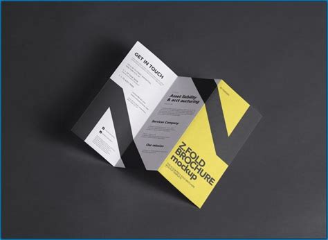 √ Free Printable Z Fold Brochure Template